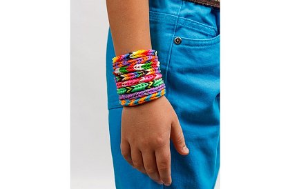 Gumičky a karkötők készítéséhez XXL készlet + szövőszék