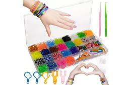 Gumiák a karkötők készítéséhez – 1500 db