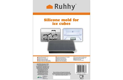 Silikon jégkocka forma fedéllel – jégkészítő 15 jégkockához