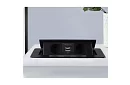 Beépített kihúzható aljzat 2x 220V + 2x USB – fekete