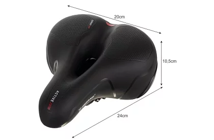 Cyklistikai nyereg ACTIVE szellőzéssel és vízálló borítással