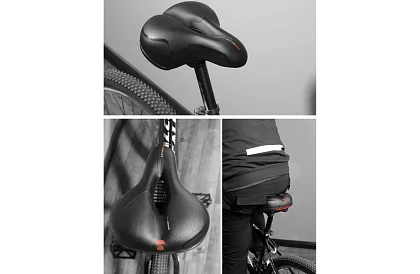 Cyklistikai nyereg ACTIVE szellőzéssel és vízálló borítással