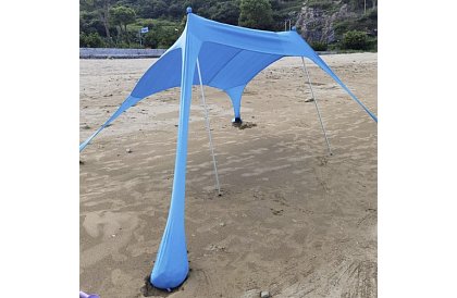 Strandtábor UV védelemmel 50+ - napernyő - 4,5 × 4,5 × 1,6 m