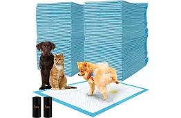 Abszorbeáló higiéniai betétek 100 db – 60x90 cm + ürülékzsákok