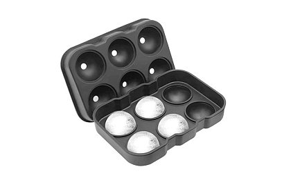 2 szilikon jégformák - goly és XXL kockák