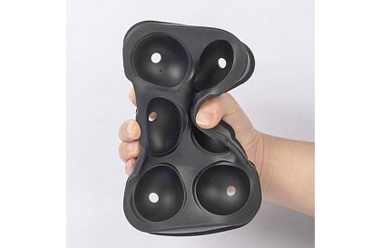 2 szilikon jégformák - goly és XXL kockák
