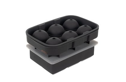 2 szilikon jégformák - goly és XXL kockák
