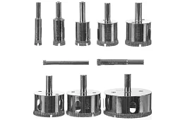 Gyémánt fúrók - 10 méretű készlet