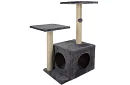 Szürke macska kaparó - 71 x 44 x 34 cm