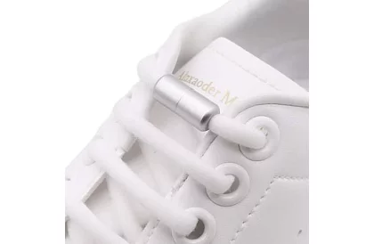 Rugalmas cipőfűzők - megkötés nélkül - fehér