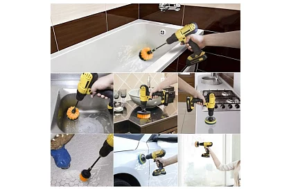 Fúrófej készlet – tisztítás és polírozás – 22 db