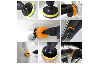 Fúrófej készlet – tisztítás és polírozás – 22 db