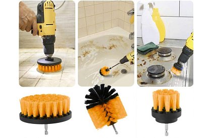 Fúrófej készlet – tisztítás és polírozás – 22 db