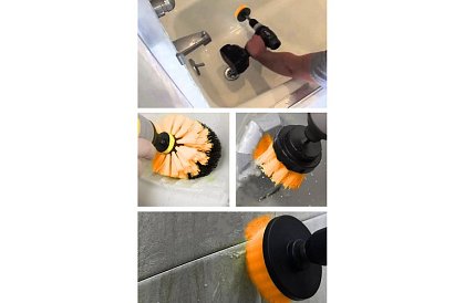 Fúrófej készlet – tisztítás és polírozás – 22 db