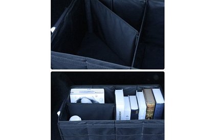 Autós csomagtartóba való fedeles szervező – 50 l