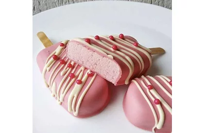 Silikon jégkrém forma + 50 pálcika