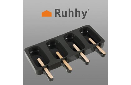 Silikon jégkrém forma + 50 pálcika