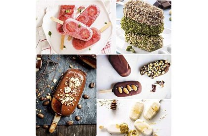 Silikon jégkrém forma + 50 pálcika