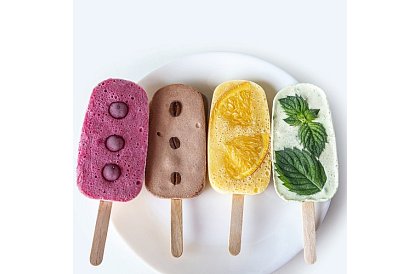 Silikon jégkrém forma + 50 pálcika