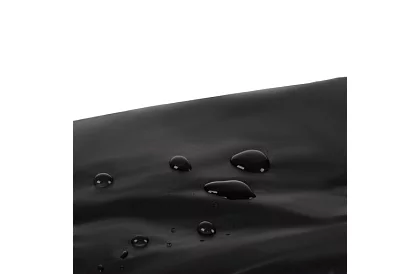 Erős fekete oversized esőkabát