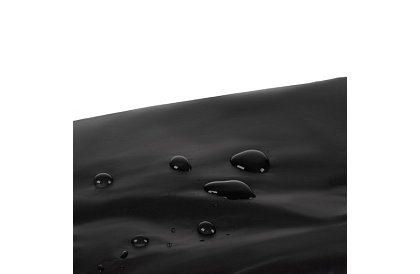 Erős fekete oversized esőkabát