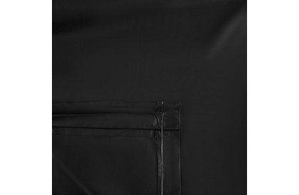 Erős fekete oversized esőkabát