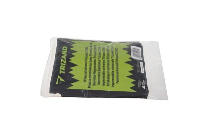 Erős fekete oversized esőkabát