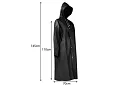 Erős fekete oversized esőkabát