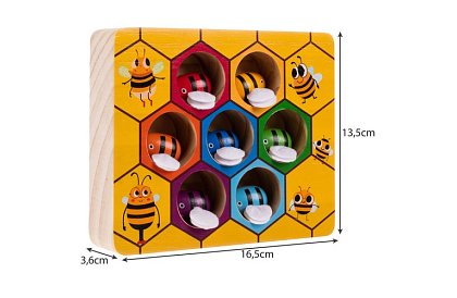 Fogd meg a méhecskét – fa oktató játék