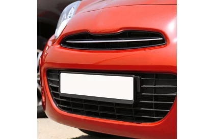 Rendszámkeret – fekete – 2 darab