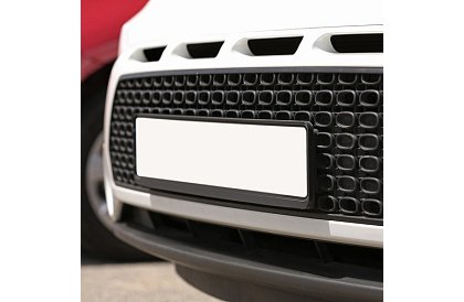 Rendszámkeret – fekete – 2 darab