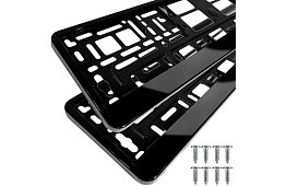 Rendszámkeret – fekete – 2 darab