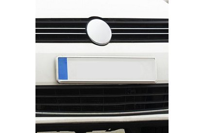 Rendszámkeret – ezüst – 2 darab