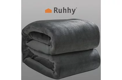 Puha meleg erős takaró 200x160 cm - szürke