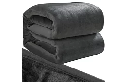 Puha meleg erős takaró 200x160 cm - szürke