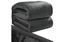 Puha meleg erős takaró 200x160 cm - szürke