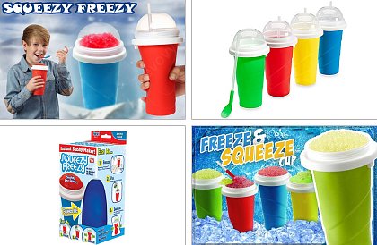 Squeezy Freezy -Turmixkészítő, könnyedén, és örömmel