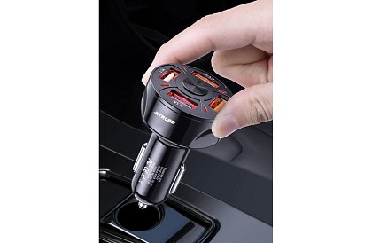 4x USB autós töltő + kábel