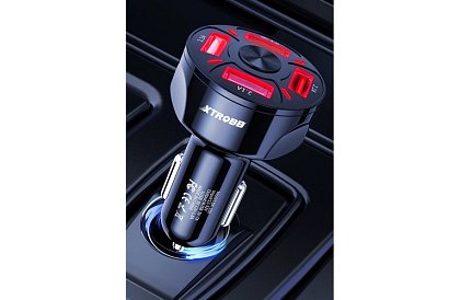 4x USB autós töltő + kábel