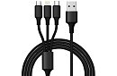 4x USB autós töltő + kábel