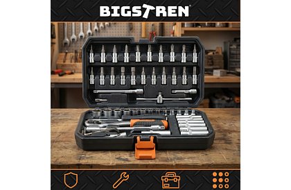 Gola szerszámkészlet 56 darabbal táskában