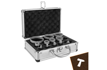 Gyémánt fúrók M14 - 6–68 mm - 13 darab a készletben