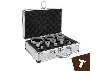 Gyémánt fúrók M14 - 6–68 mm - 13 darab a készletben