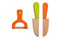 Fa játék – zöldségvágás kiegészítőkkel - 34 darab