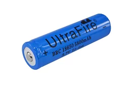 Újratölthető Li-ion elemek - Ultra Fire 18650, 3800mAh, 3,7V
