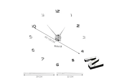 Fali órák – átmérő 60–130 cm