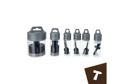 Gyémánt lyukasztó fúrók M14 6–68 mm - 7 darabos készlet + adapter