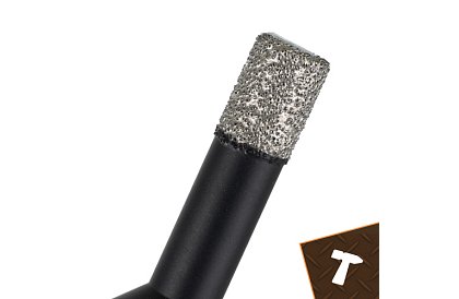 Gyémánt lyukasztó fúrók M14 6–68 mm - 7 darabos készlet + adapter