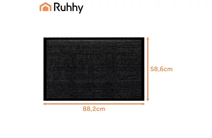 Doormat – fekete -  58,6 x 88,2 cm