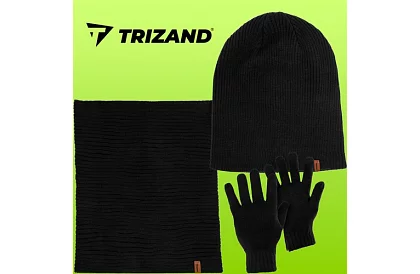 Téli szett Trizand – sapka + nyakmelegítő + kesztyű